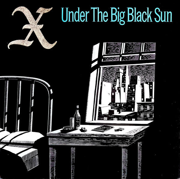 X (5) : Under The Big Black Sun (LP,Album)