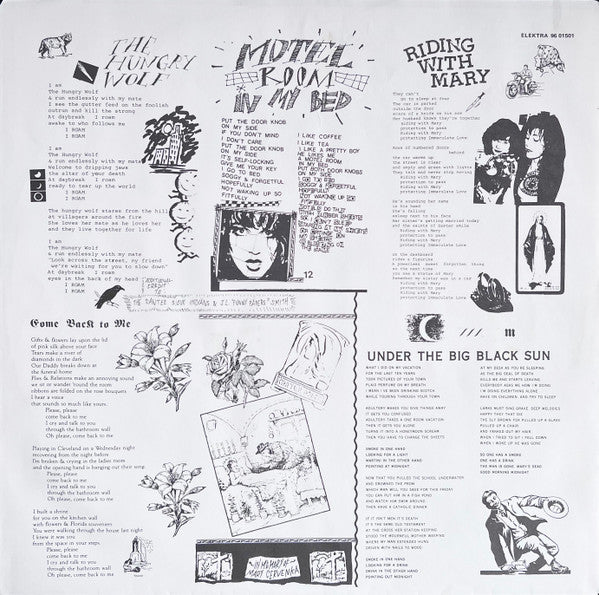 X (5) : Under The Big Black Sun (LP,Album)
