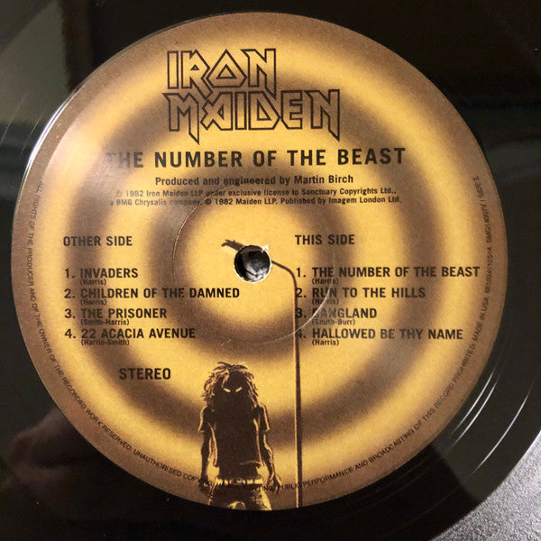 Iron Maiden : The Number Of The Beast (LP,Album,Reissue,Remastered)