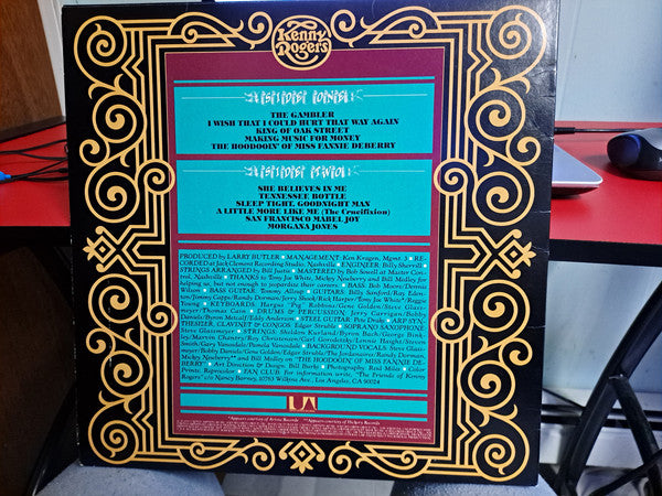 Kenny Rogers : The Gambler (LP,Album,Stereo)