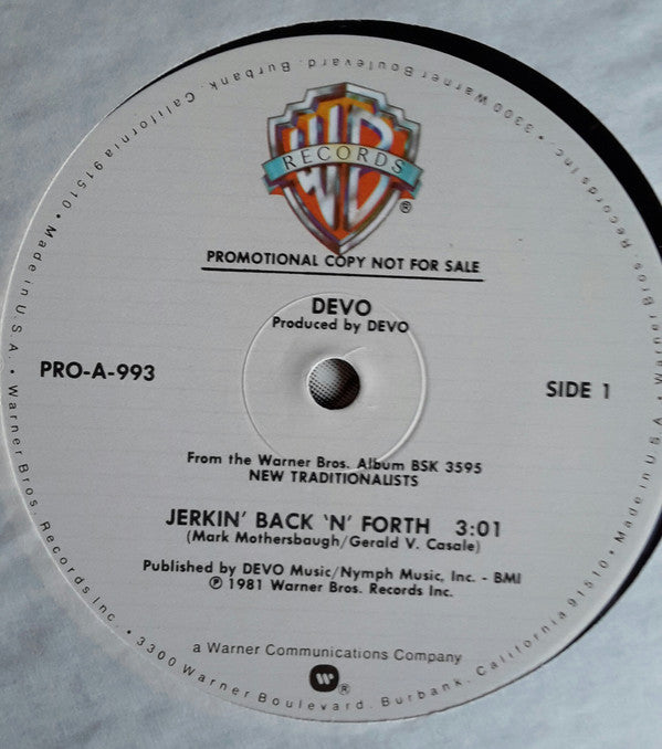 Devo : New Traditionalists (12",Promo)