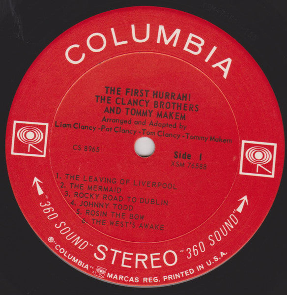 Clancy Brothers & Tommy Makem, The : The First Hurrah! (LP,Stereo)