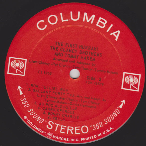 Clancy Brothers & Tommy Makem, The : The First Hurrah! (LP,Stereo)