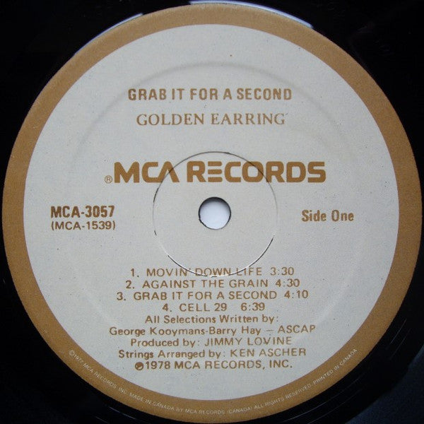 Golden Earring : Grab It For A Second (LP,Album)