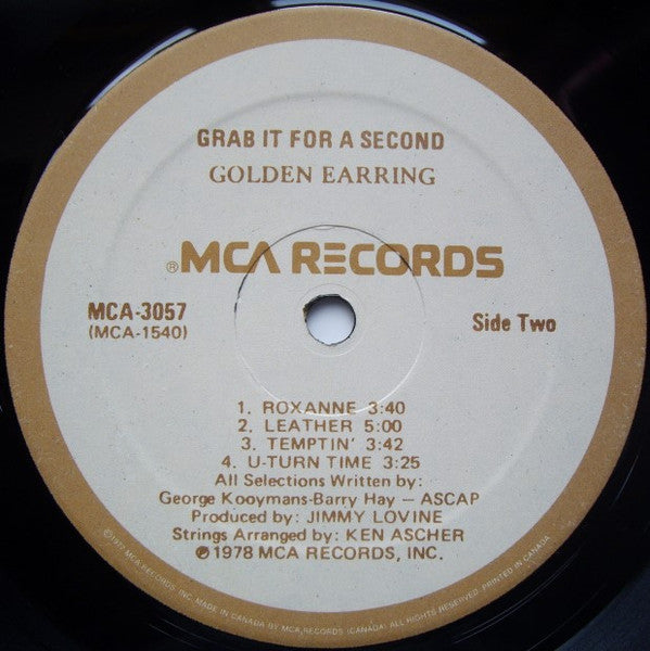 Golden Earring : Grab It For A Second (LP,Album)