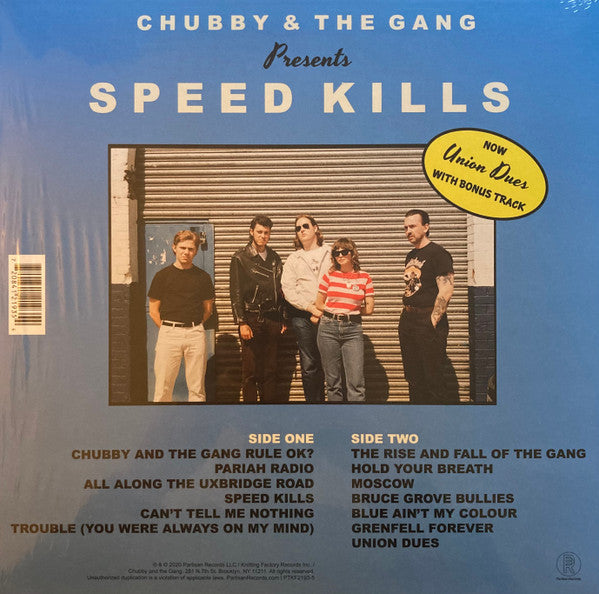 Chubby & The Gang : Speed Kills (LP,Album,Reissue,Remastered)