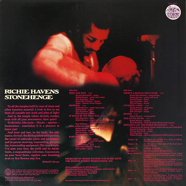Richie Havens : Stonehenge (LP,Album)