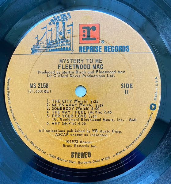 Fleetwood Mac : Mystery To Me (LP,Album,Stereo)