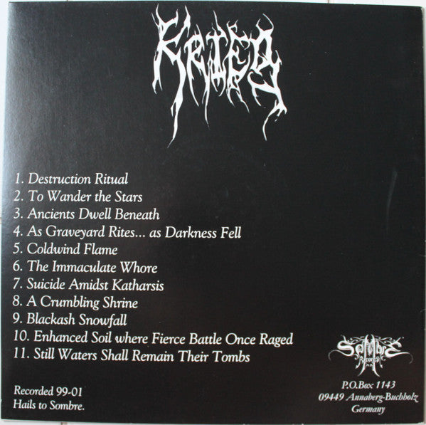 Krieg : Destruction Ritual (LP,Album,Limited Edition)