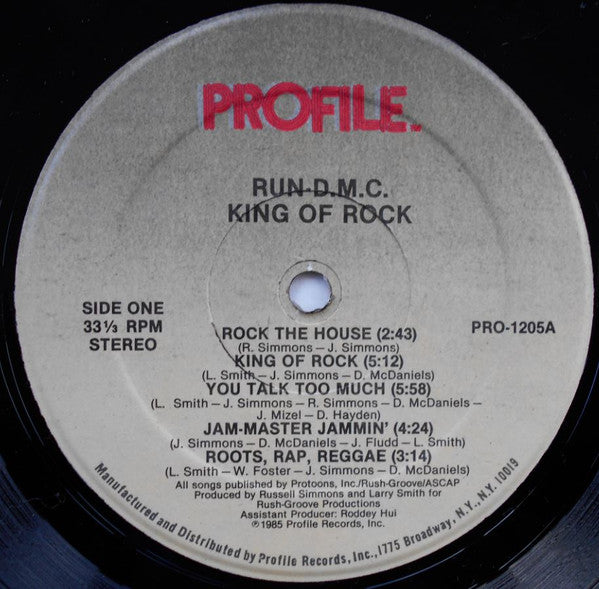 Run-DMC : King Of Rock (LP,Album)