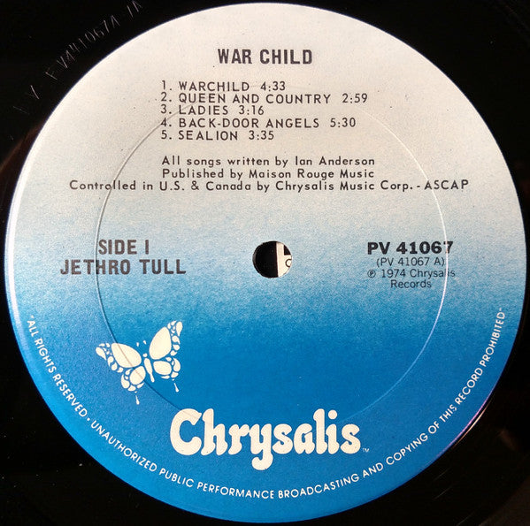 Jethro Tull : War Child (LP,Album,Reissue)