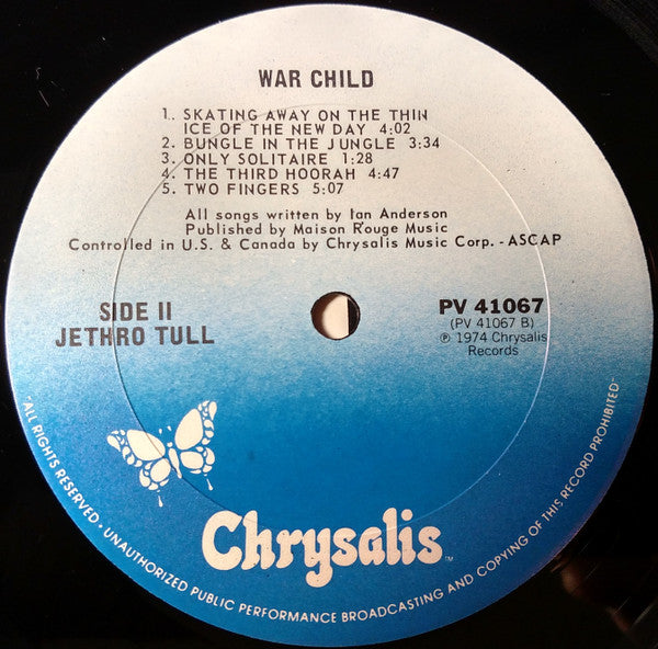 Jethro Tull : War Child (LP,Album,Reissue)