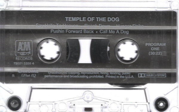 Temple Of The Dog : Temple Of The Dog (Album)