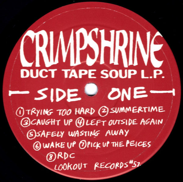 Crimpshrine : Duct Tape Soup (LP,Compilation,Reissue)