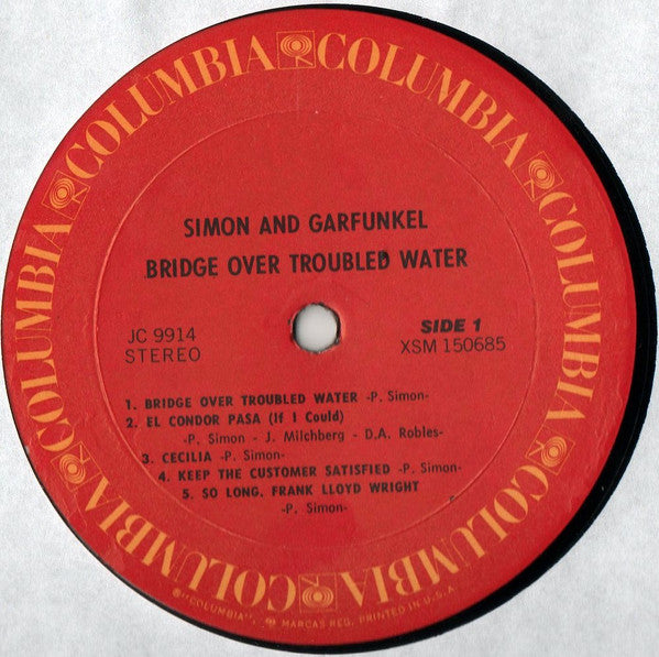 Simon & Garfunkel : Bridge Over Troubled Water (LP,Album,Reissue)
