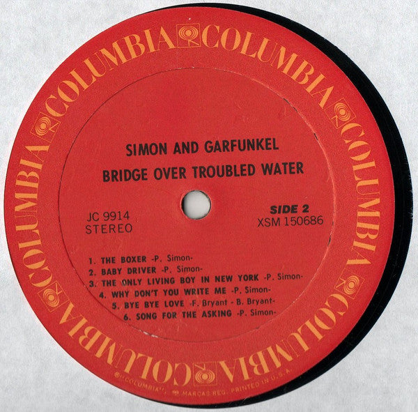 Simon & Garfunkel : Bridge Over Troubled Water (LP,Album,Reissue)