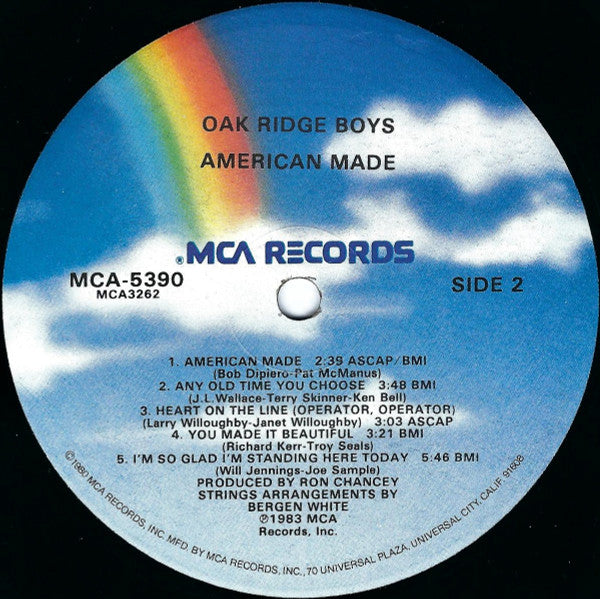 Oak Ridge Boys, The : American Made (LP,Album)