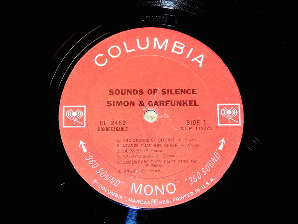 Simon & Garfunkel : Sounds Of Silence (LP,Album,Repress,Mono)
