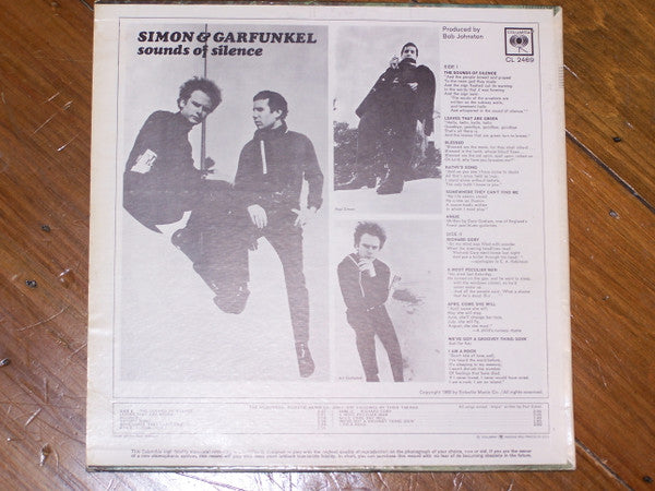 Simon & Garfunkel : Sounds Of Silence (LP,Album,Repress,Mono)