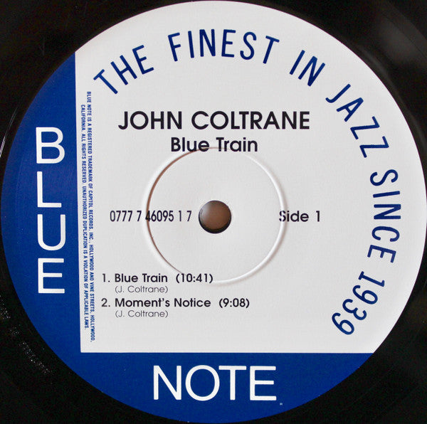 John Coltrane : Blue Train (LP,Album,Reissue,Stereo)