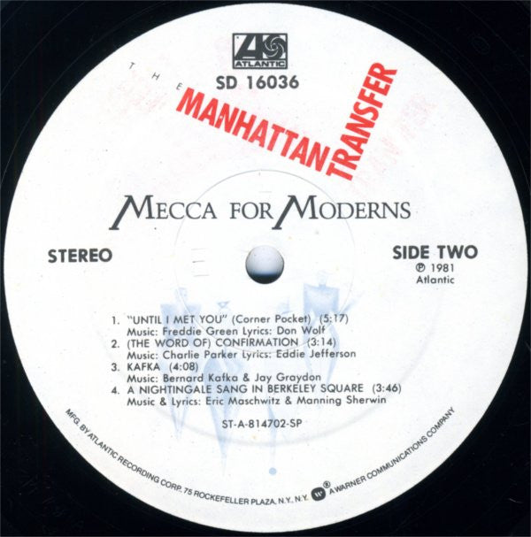 Manhattan Transfer, The : Mecca For Moderns (LP,Album)