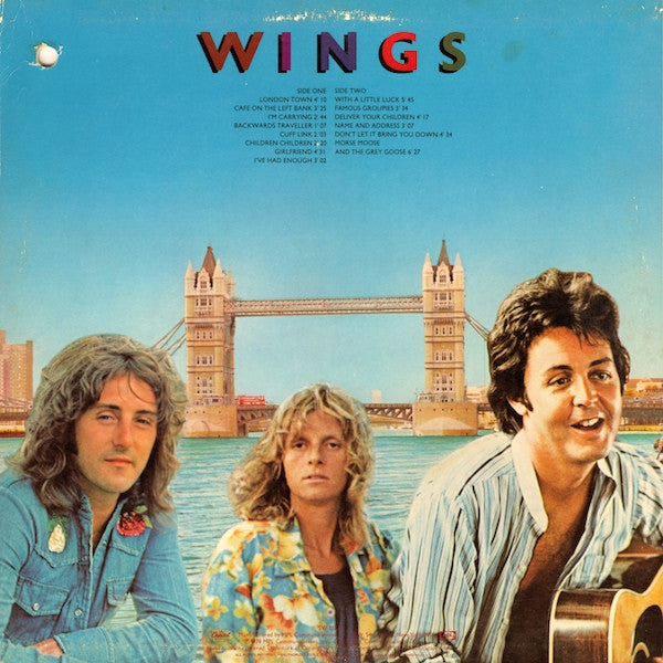 Wings (2) : London Town (LP,Album,Stereo)
