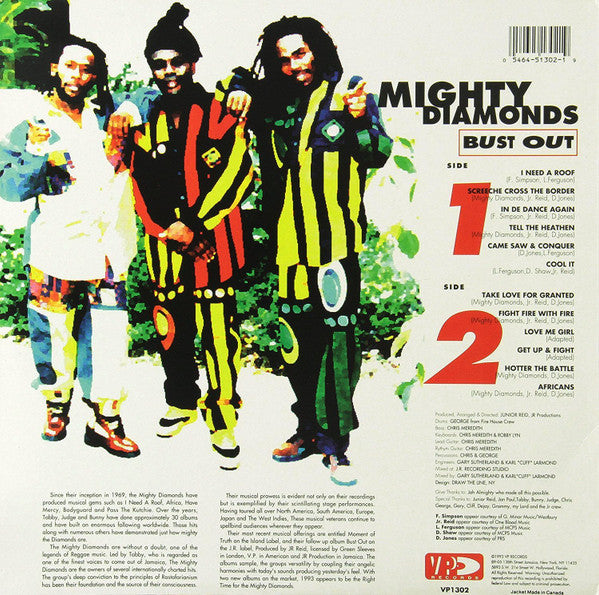 Mighty Diamonds, The : Bust Out (LP,Album)