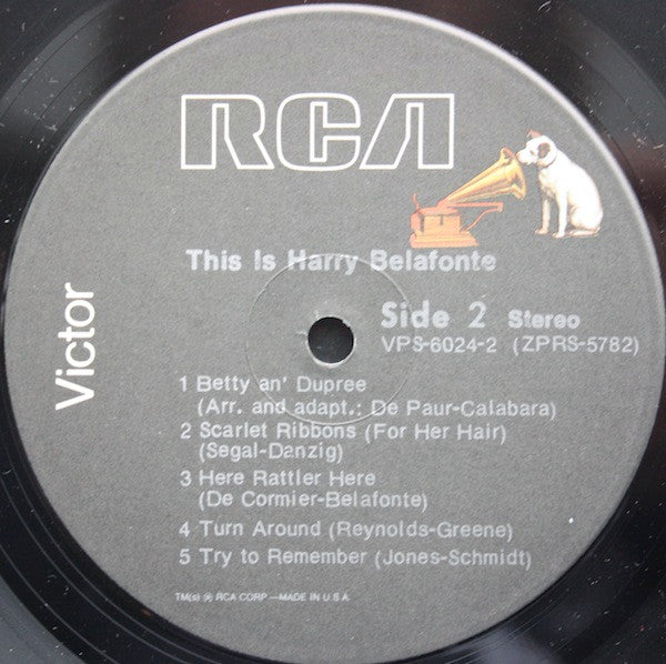Harry Belafonte : This Is Harry Belafonte (LP,Compilation,Reissue)