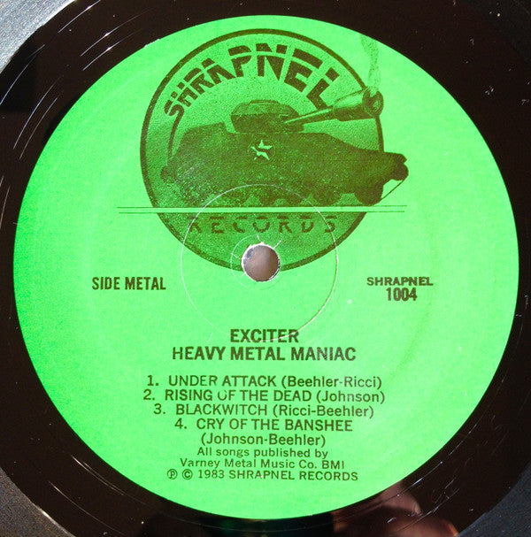 Exciter : Heavy Metal Maniac (LP,Album)