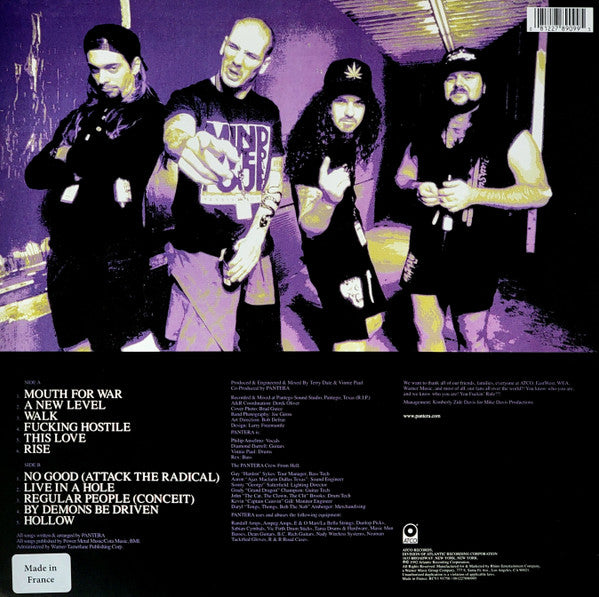 Pantera : Vulgar Display Of Power (LP,Album,Limited Edition,Reissue,Stereo)