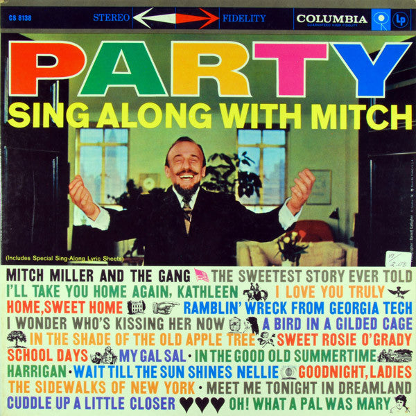 Mitch Miller And The Gang : Party Sing Along With Mitch (LP,Stereo)