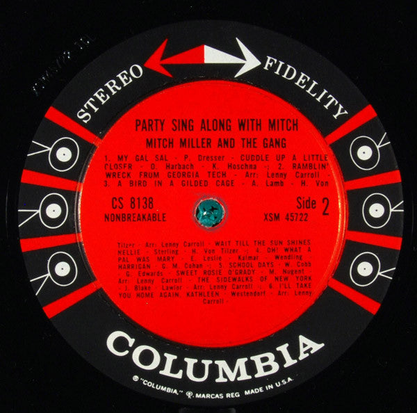 Mitch Miller And The Gang : Party Sing Along With Mitch (LP,Stereo)