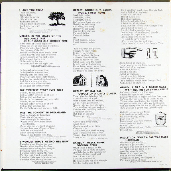 Mitch Miller And The Gang : Party Sing Along With Mitch (LP,Stereo)