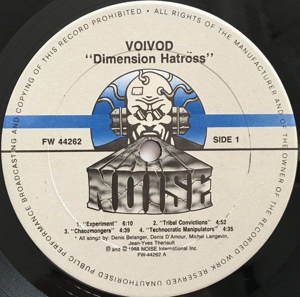 Voïvod : Dimension Hatröss (LP,Album)