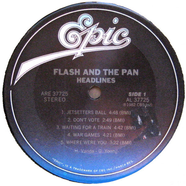 Flash & The Pan : Headlines (LP,Album)