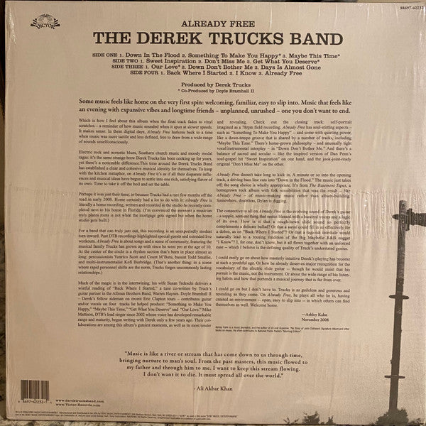 Derek Trucks Band, The : Already Free (LP,Album)