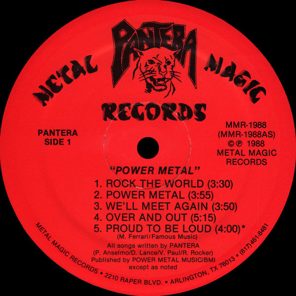Pantera : Power Metal (LP,Album)