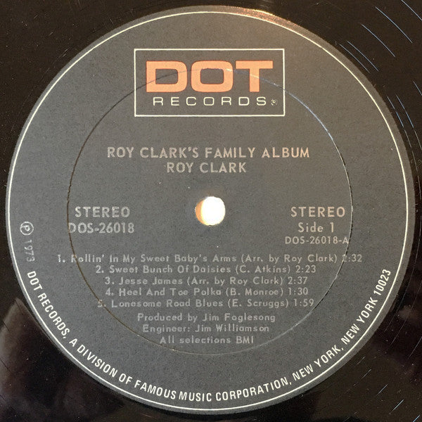 Roy Clark : Roy Clark's Family Album (LP,Album)