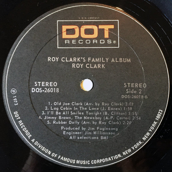 Roy Clark : Roy Clark's Family Album (LP,Album)