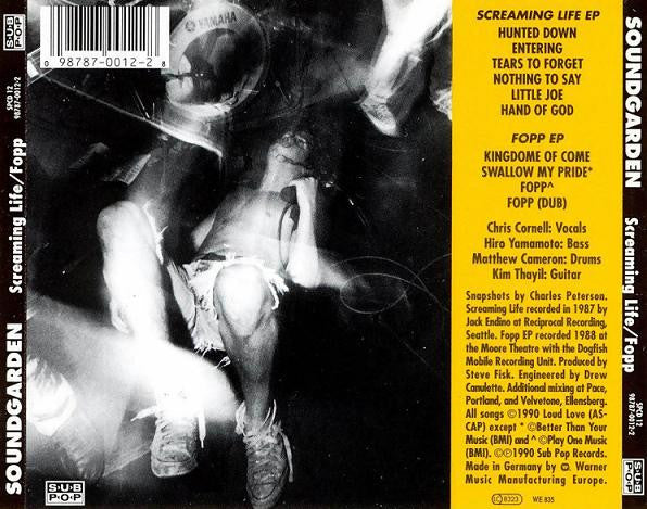 Soundgarden : Screaming Life / Fopp (Compilation,Reissue,Remastered)