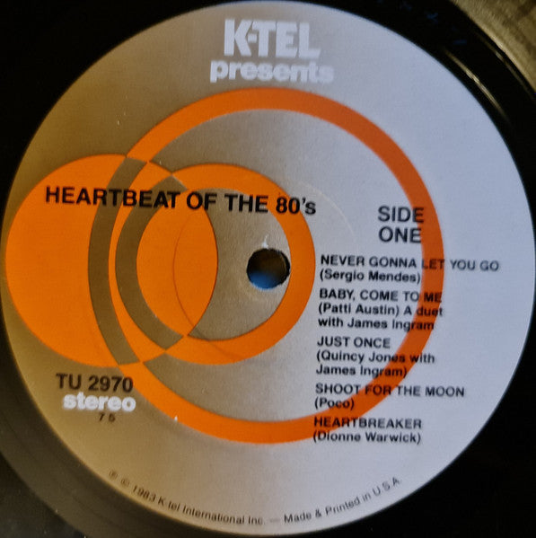 Various : Heartbeat Of The 80's (LP,Compilation)