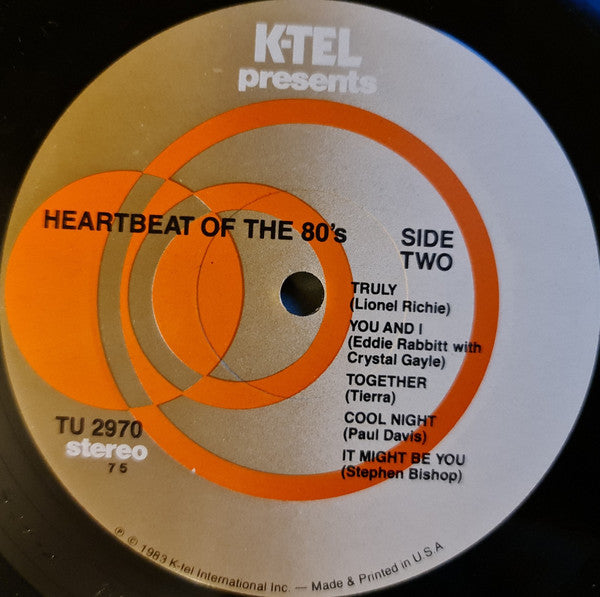 Various : Heartbeat Of The 80's (LP,Compilation)