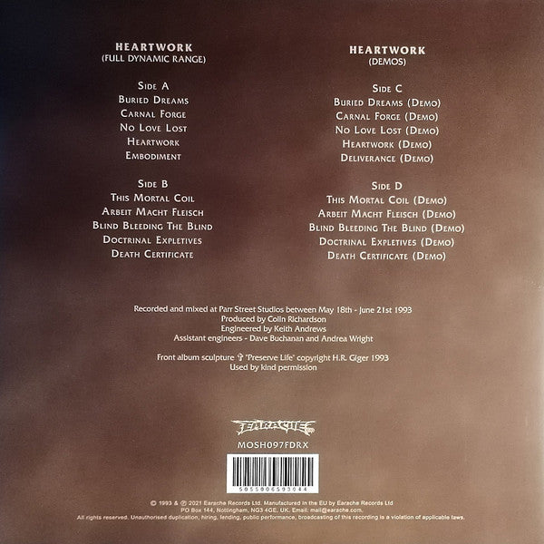 Carcass : Heartwork (Ultimate Edition) (LP,Album,Reissue,Remastered)