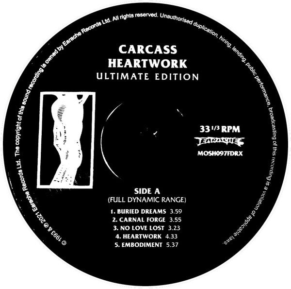 Carcass : Heartwork (Ultimate Edition) (LP,Album,Reissue,Remastered)