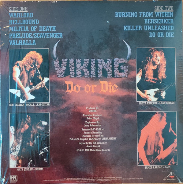 Viking : Do Or Die (LP,Limited Edition,Reissue,Stereo)