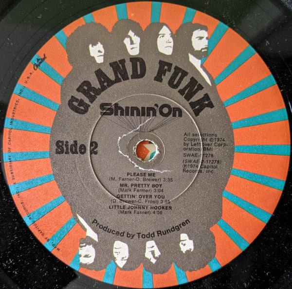 Grand Funk Railroad : Shinin' On (LP,Album)
