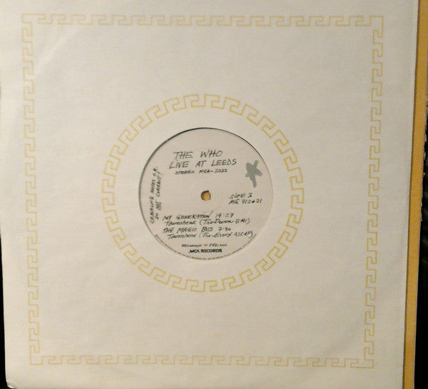 Who, The : Live At Leeds (LP,Album,Reissue)
