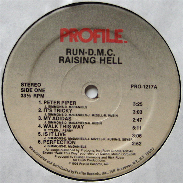 Run-DMC : Raising Hell (LP,Album)