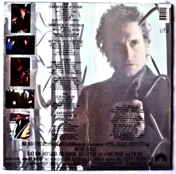 Various : Black Rain (Original Motion Picture Soundtrack) (LP,Compilation)