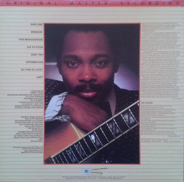 George Benson : Breezin' (LP,Album,Limited Edition,Reissue,Remastered,Stereo)